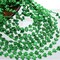 GiftExpress 12 pack of 33 St. Patricks Day Shamrock bead Necklaces, Mardi Gras Bead Necklaces, Matellic Green Shamrock Clover Bead Necklaces, Party Beads, Costume Jewelry